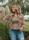 Lovely Xo Taupe Top