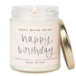 Happy Birthday 9 oz Soy Candle