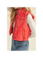 Trendy Presence Red Puffer Vest