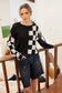 Fabulous Checkered Black Sweater