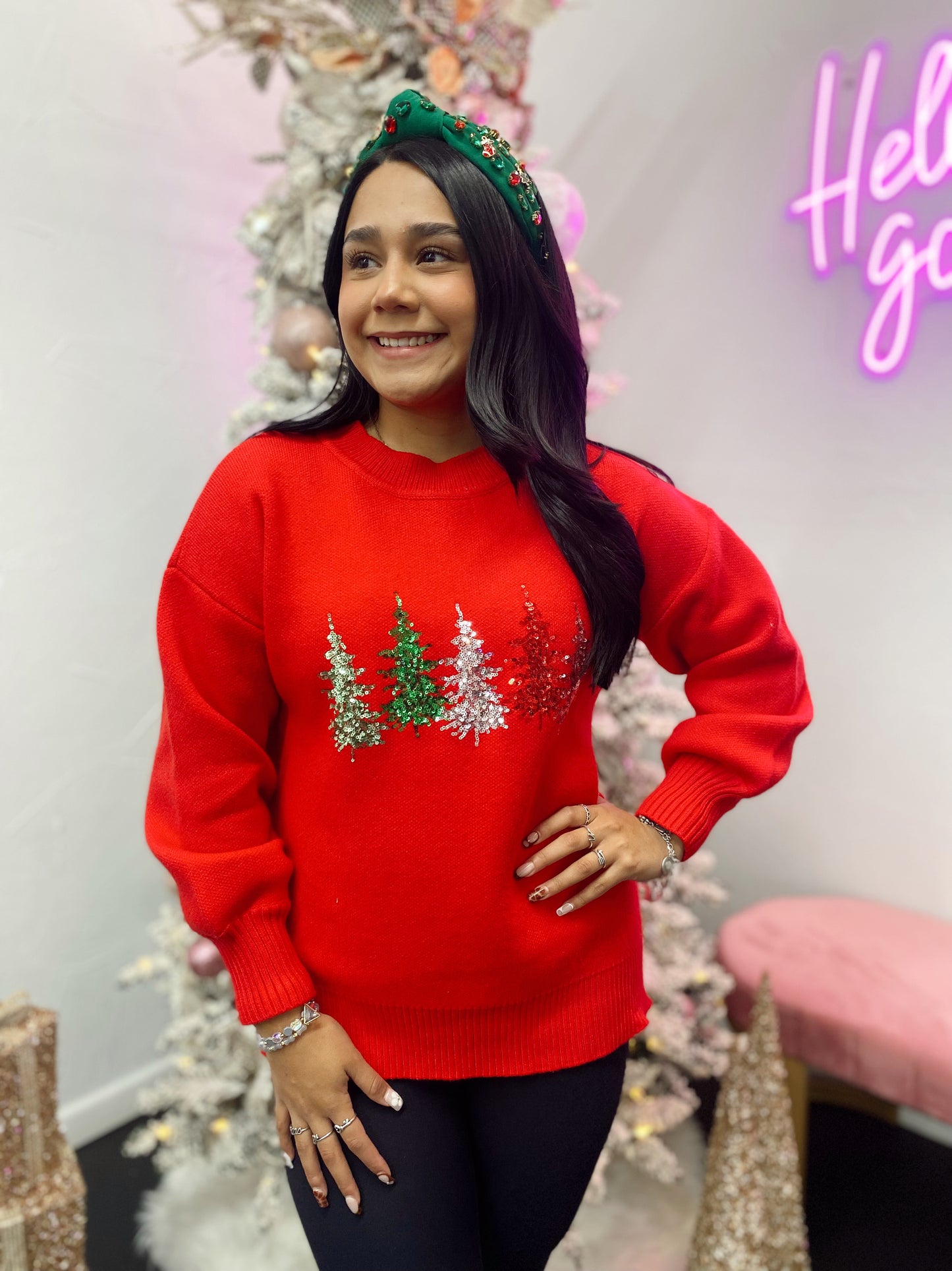 Cheerful Christmas Tree Sweater