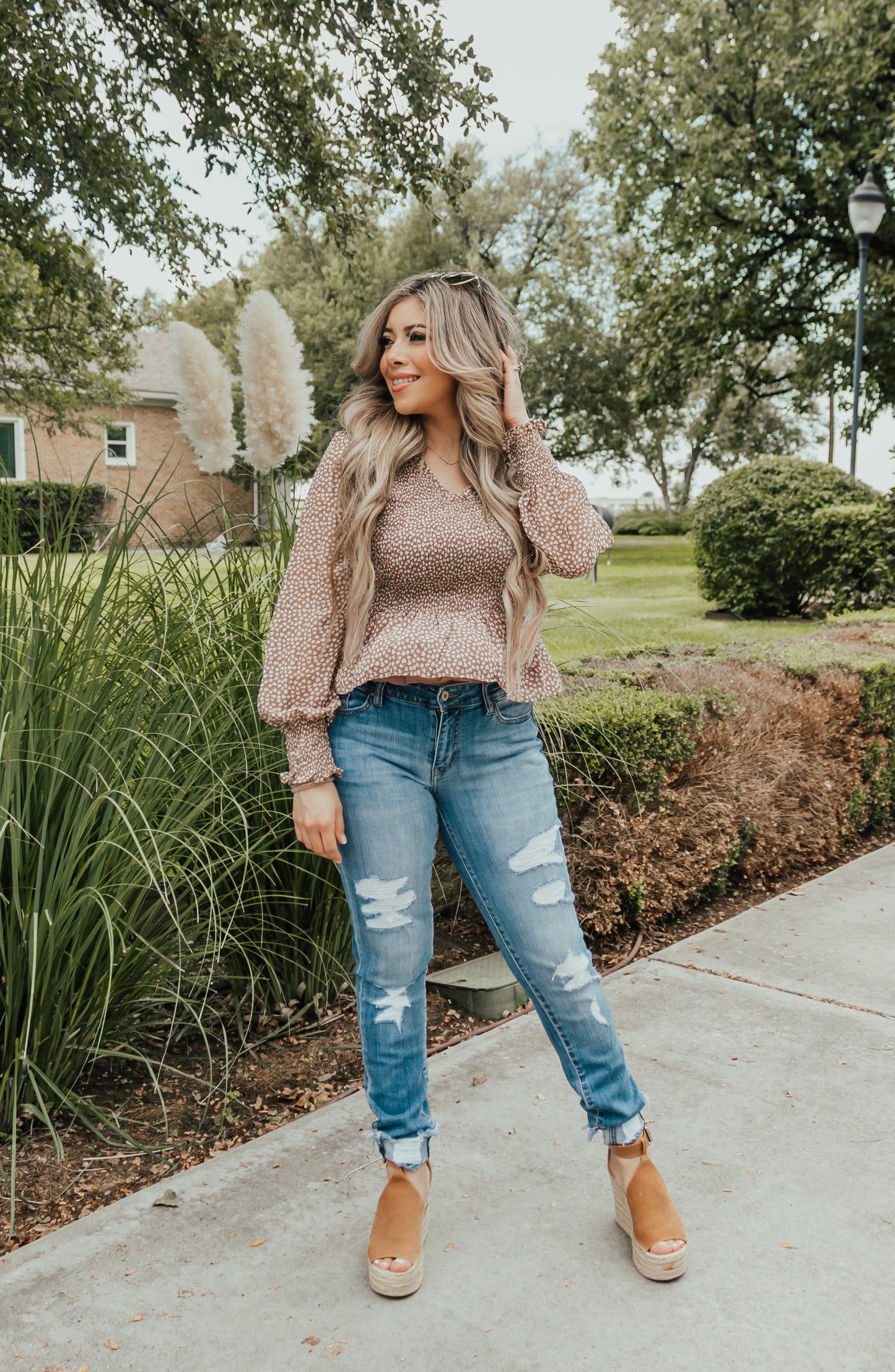 Lovely Xo Taupe Top