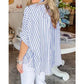 Scarlett Blue Stripped Blouse