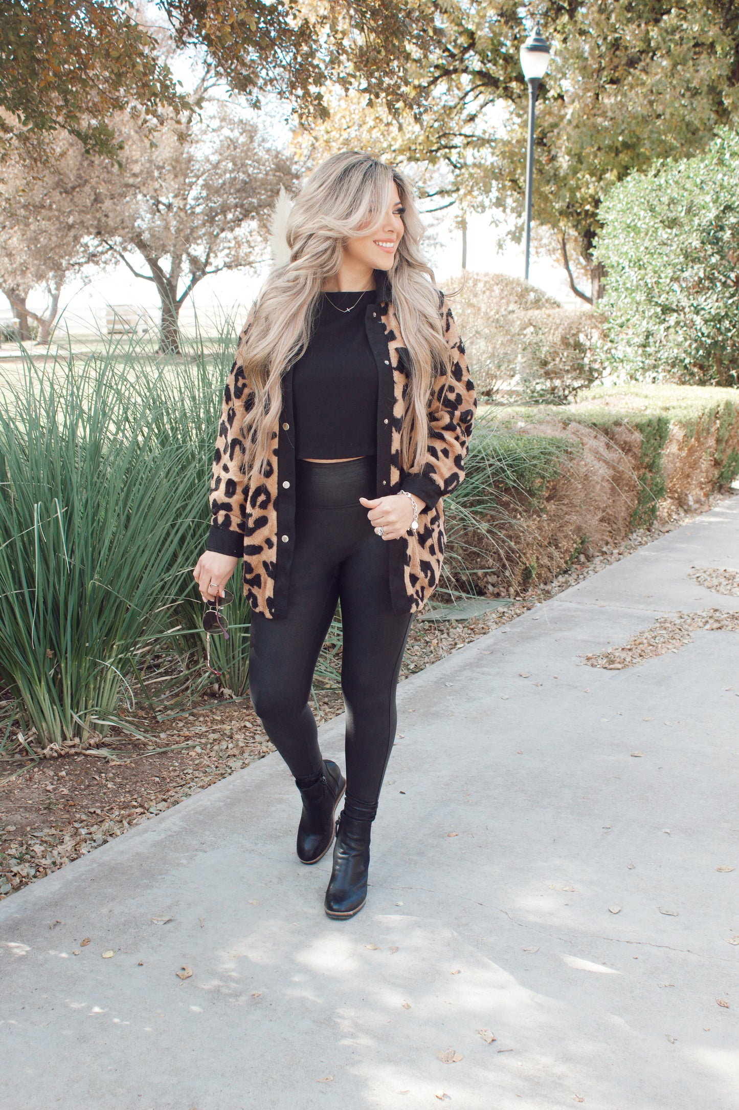 Wild About You Leopard Teddy Shacket
