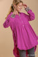 Cheetah Girl Tunic Dress in Hot Pink