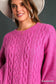 Elle Woods Magenta Sweater