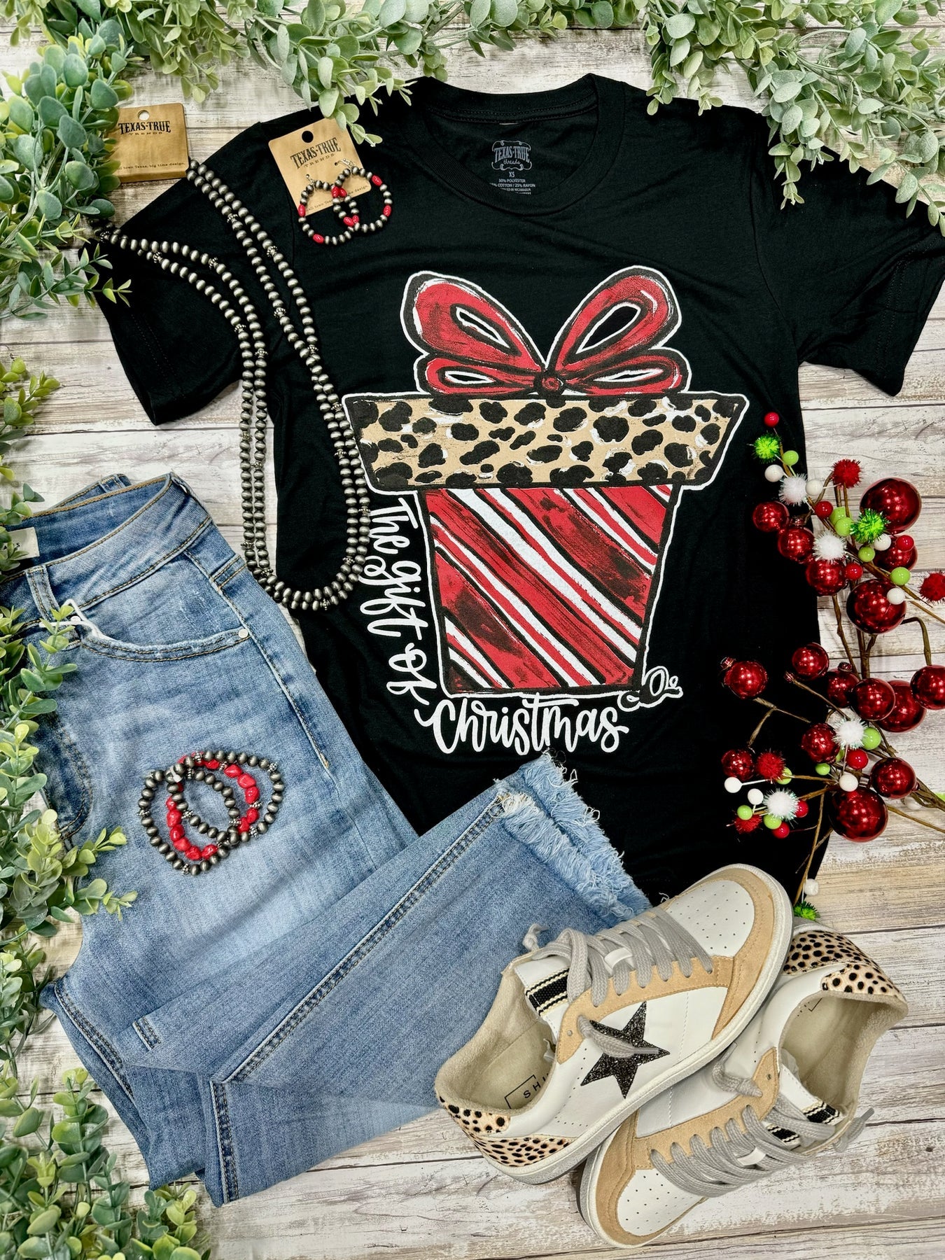 Candy Cane Present T-Shirt