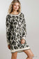 The Ari Leopard Sweater Dress