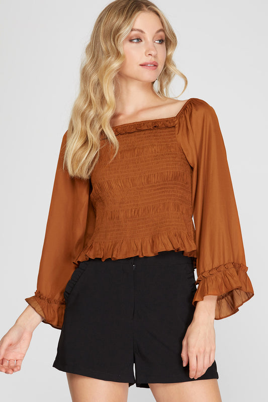 Caramel Latte Blouse