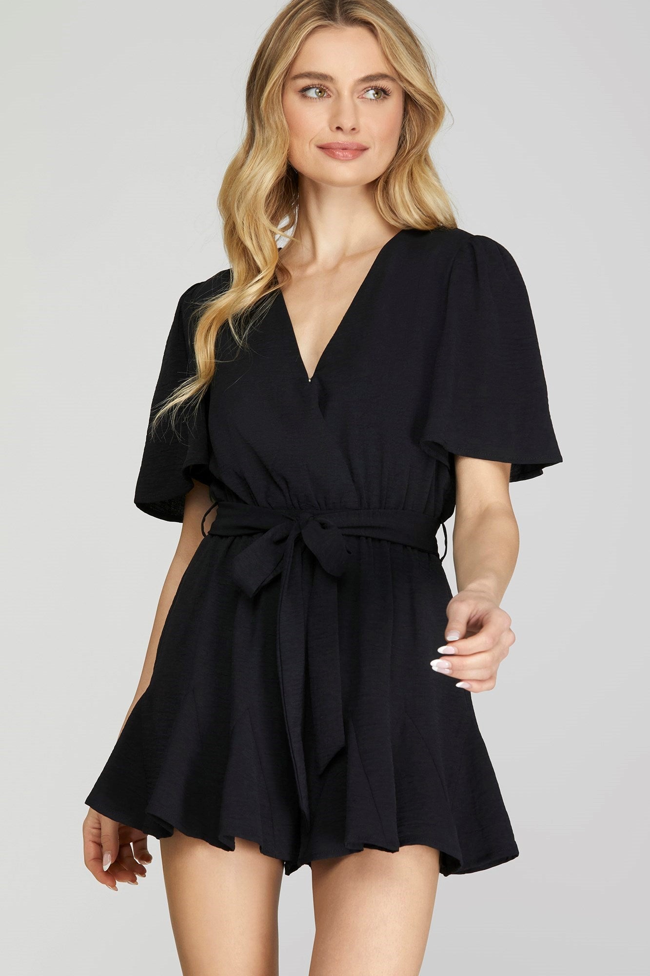 Wildest Dream Black Romper