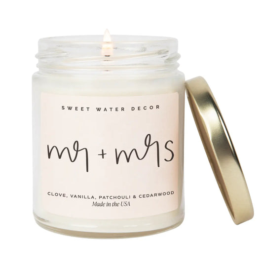 Mr. & Mrs. 9 oz Soy Candle