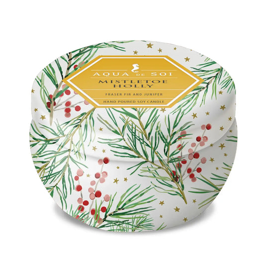 Mistletoe & Holly Petite Aqua De Soi Tin